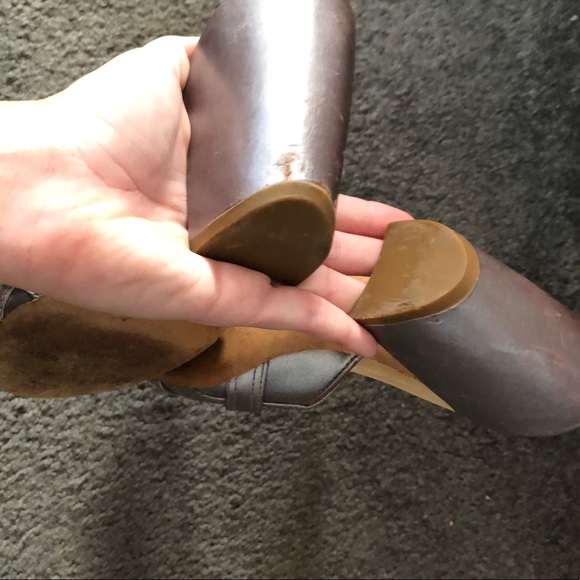 Dries Van Noten Metallic Block Heel Sandal 39.5 - Picture 14 of 14